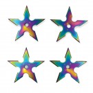 NinjaQuartet Precision Throwing Stars - Rainbow
