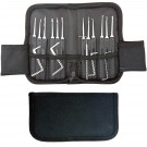Mission-Ready 17-Piece Lock Pick Set - Black Nylon Case