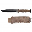 Desert Camo Neck Knife