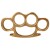 Brass Knuckle Paper Weight - SOLID BRASS